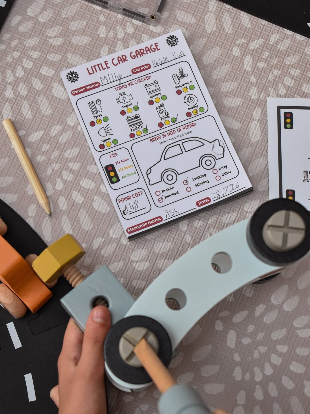 How to Set Up a Car Garage Role Play at Home (Kids Aged 3–7)