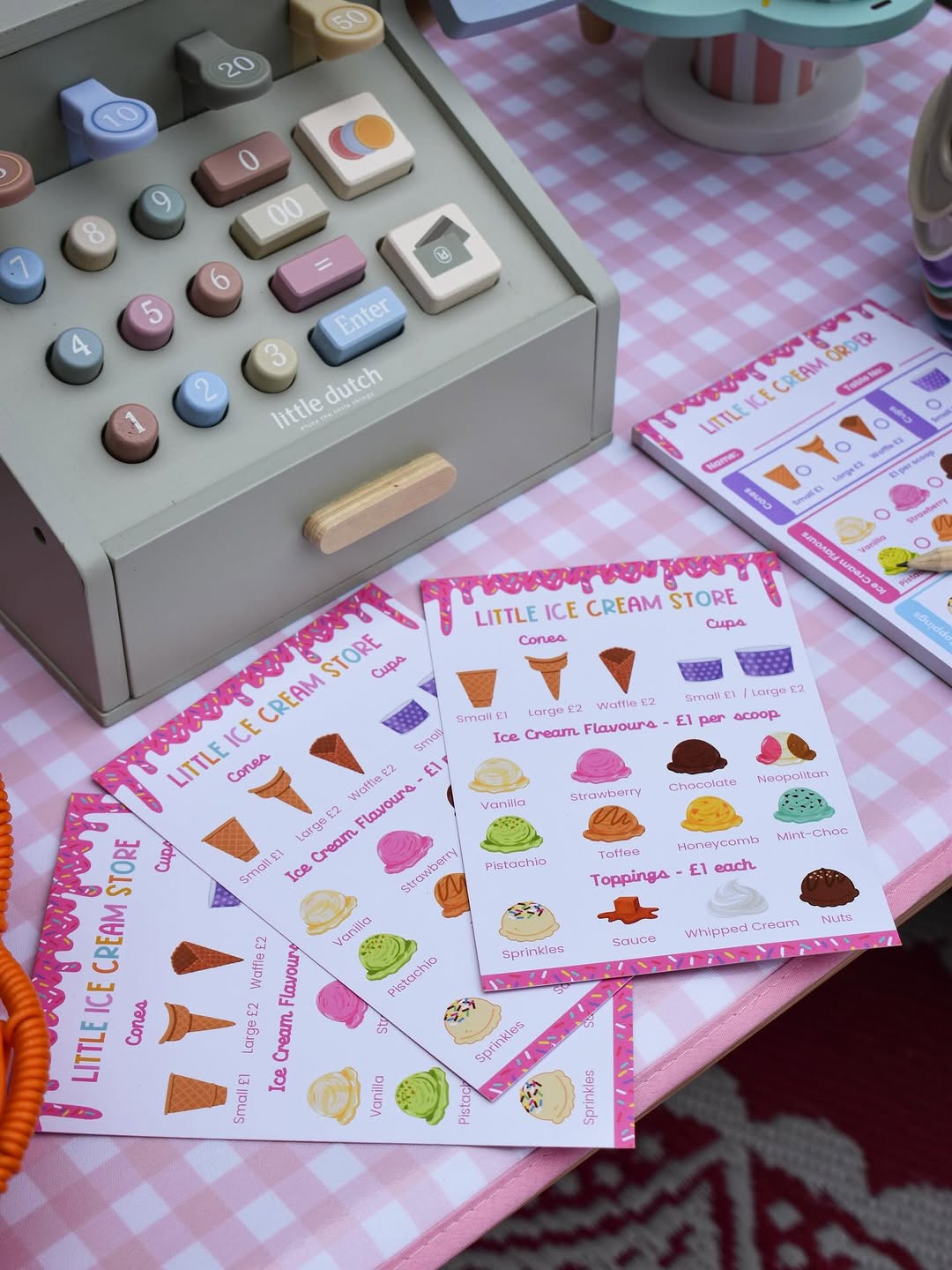 Little Ice Cream Role Play Pad