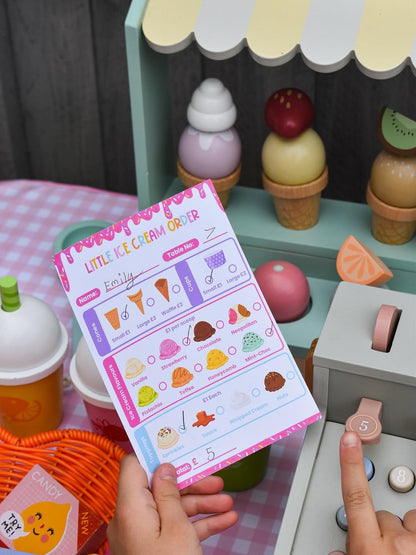 Little Ice Cream Role Play Pad