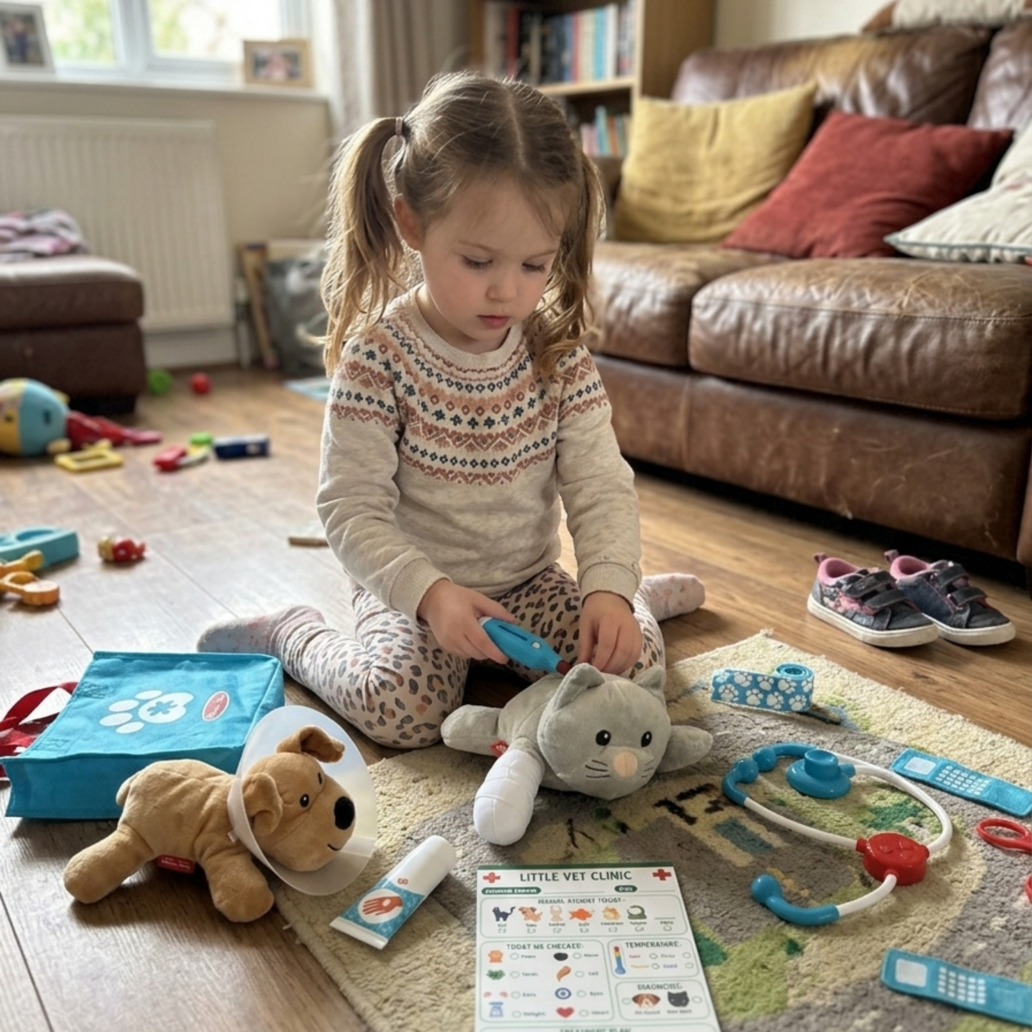 childrens vet role play pad